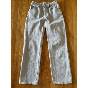 Abercrombie & Fitch High Rise Oatmeal Jeans - Size 27